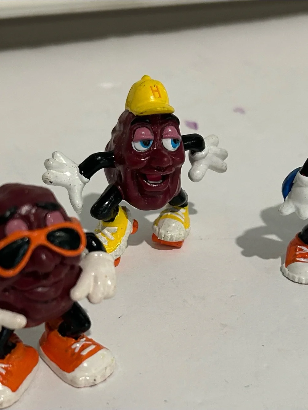 3 California Raisins Figures Figurines Toys figures Vintage